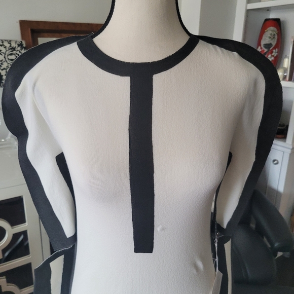 ISSEY MIYAKE Color Block Knit Dress - Picture 12 of 16